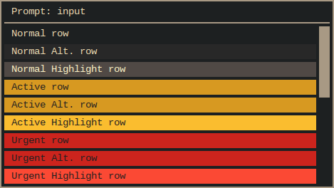 gruvbox dark theme (hard contrast) screenshot