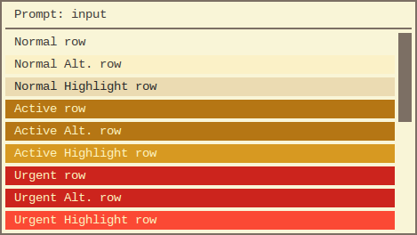 gruvbox light theme (hard contrast) screenshot